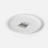 キャットハロウィン不気味キットンラバートリックまたはトリートK ペーパープレート (アングル)