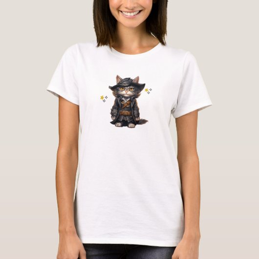 キャットハロウィンTシャツ Tシャツ (正面)