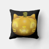 キャットハロウィーンのカボチャのちょうちん クッション (裏面)