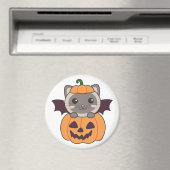 キャットハロウィーンカボチャこうもりの衣装 マグネット (インサイチュ (食洗機))