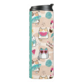 キャットハローサマービーチ子猫バケーション タンブラー (回転左)