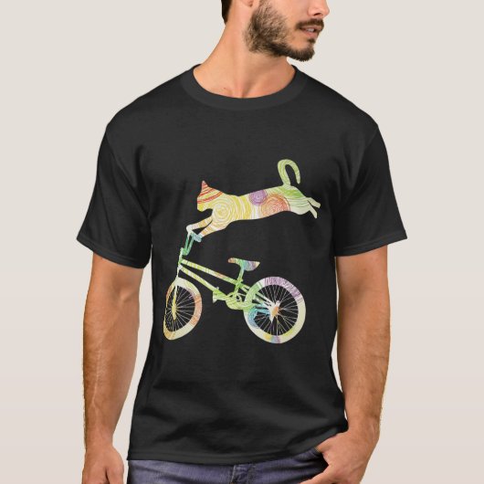 キャットバイクサイクリング自転車あなたのギフトコレクション Tシャツ (正面)
