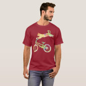 キャットバイクサイクリング自転車 – ギフトコレクション Tシャツ (正面フル)