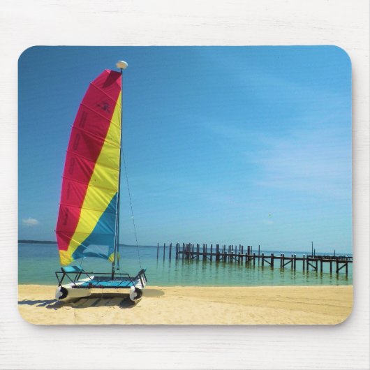 キャットバイザシーセーリングマウスパッド マウスパッド (正面)