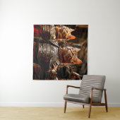 キャットバトル タペストリー (インサイチュ(横))