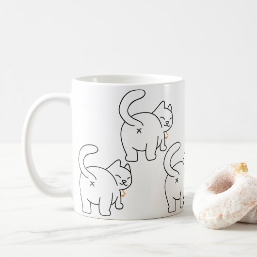 キャットバムマグカップ コーヒーマグカップ (ドーナツ)