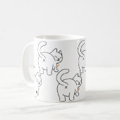 キャットバムマグカップ コーヒーマグカップ (正面左)