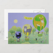 キャットバルーンレース ポストカード (正面/裏面)