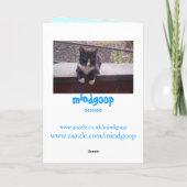 キャットバレンタインデーのカード シーズンカード (裏面)