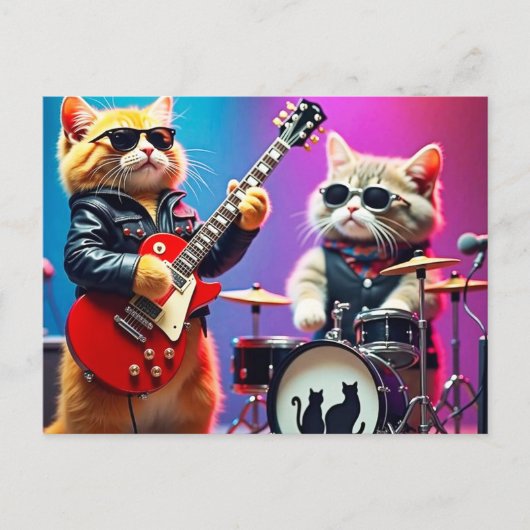 キャットバンド ポストカード (正面)