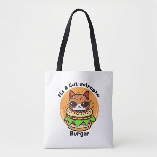 キャットバーガー1 トートバッグ (正面)