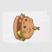 キャットバーガー2 ゴルフタオル (横)