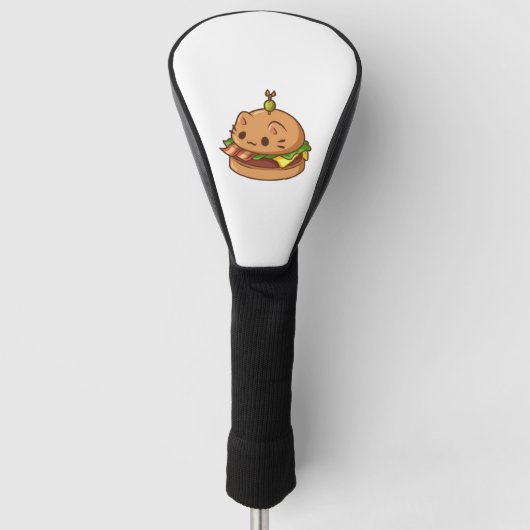 キャットバーガー2 ゴルフヘッドカバー (正面)