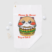 キャットバーガー ゴルフタオル (インサイチュ)