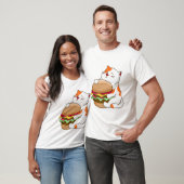キャットバーガー Tシャツ (ユニセックス)