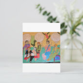 キャットパジャマパーティー ポストカード (スタンド正面)