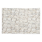 キャットパターン枕カバー 枕カバー (裏面)