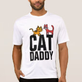 キャットパパおもしろいパパメンズTシャツ Tシャツ (正面)