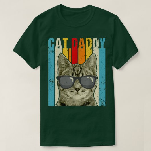 キャットパパおもしろい猫好きキュート猫と蘇 Tシャツ (デザイン正面)