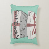 キャットパパへの贈り物 アクセントクッション (裏面(縦))