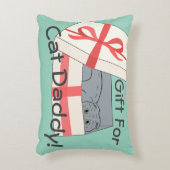 キャットパパへの贈り物 アクセントクッション (正面(垂直))