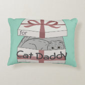 キャットパパへの贈り物 アクセントクッション (裏面)