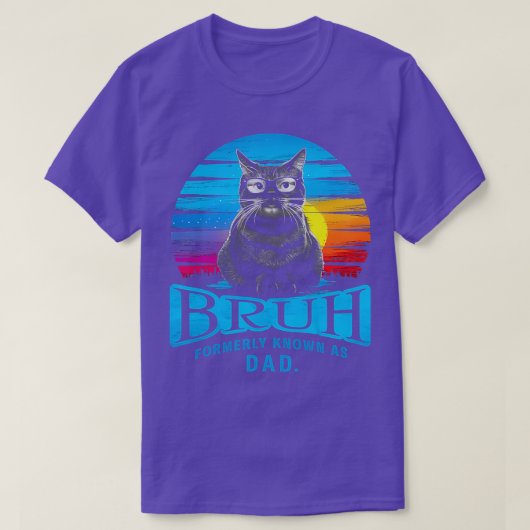 キャットパパメンファーズデイデザイン誕生日最高のヴィンタ Tシャツ (デザイン正面)