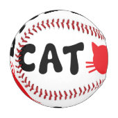 キャットパパ野球 野球ボール (正面左)