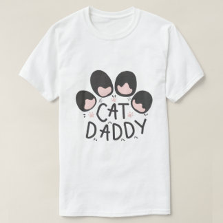 キャットパパ、猫好き父親ペットパパ動物キャットパパ Tシャツ