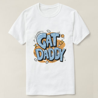 キャットパパ、猫好き父親ペットパパ動物キャットパパ Tシャツ