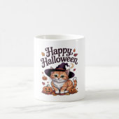 キャットパンプキンハッピーハローウィン コーヒーマグカップ (中央)