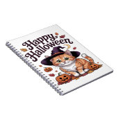 キャットパンプキンハッピーハローウィン ノートブック (右側)