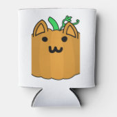 キャットパンプキンハロウィーンステッカー 缶クーラー (正面)