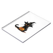キャットパンプキンハロウィーン ノートブック (左側)