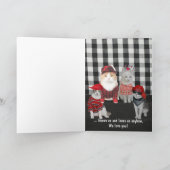 キャットパーソおもしろいン男性誕生日 カード (内部)