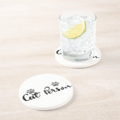 キャットパーソンタイポグラフィアート コースター (側面)