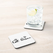 キャットパーソンタイポグラフィアート コースター (右側)