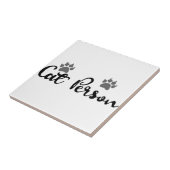 キャットパーソンタイポグラフィアート タイル (側面)