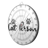 キャットパーソンタイポグラフィアート ダーツボード (正面右)