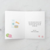 キャットパーフェクトデイ誕生日 カード (内部)