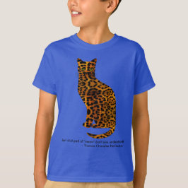 キャットヒョウ引用文ニャー Tシャツ