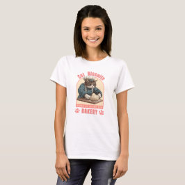 キャットビスケット、子猫ベーキング Tシャツ