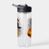 キャットビックバイパンプキンハロウィーンおもしろいキャラクター ウォーターボトル (右面)