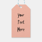 キャットビックバイパンプキンハロウィーンおもしろいキャラクター ギフトタグ (裏面)