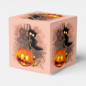 キャットビックバイパンプキンハロウィーンおもしろいキャラクター フェイバーボックス (裏面サイド)