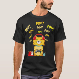 キャットビデオゲームClan Cats console Tシャツ