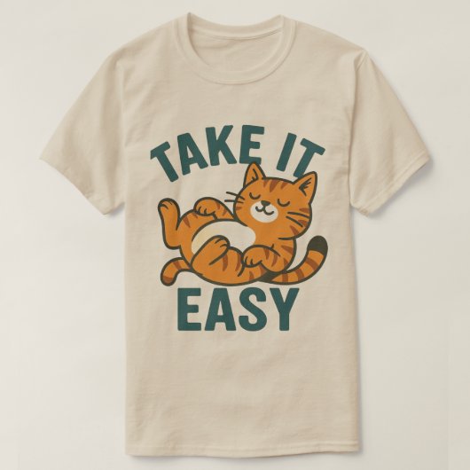 キャットビーズテイクイット簡単 Tシャツ (デザイン正面)