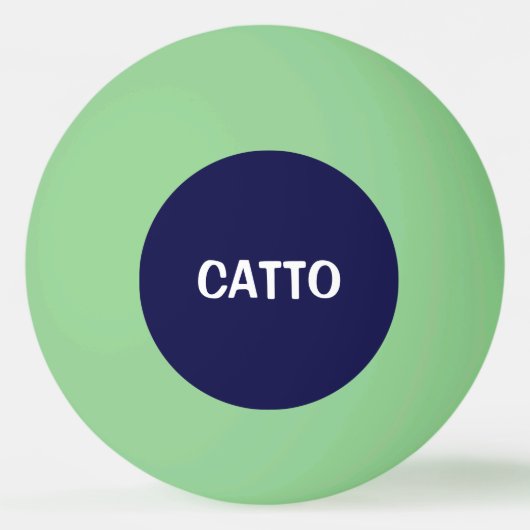 キャットピンポンボール 卓球ボール (正面)