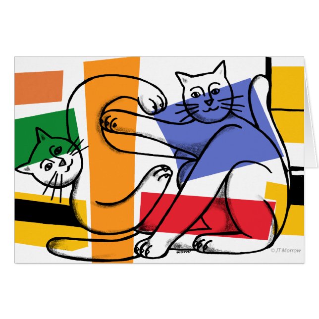 キャットファイトカード (正面横)