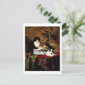 キャットファミリー，ヘンリェッテロナーナイフ ポストカード (スタンド正面)